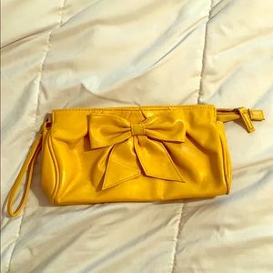 Mustard Yellow Clutch/Wristlet